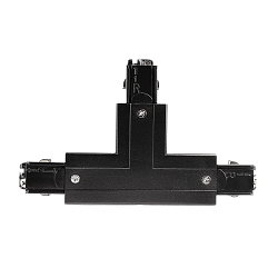 Tilbeh�r til 3-Faset skinnesystem D LINE - T-samlestykke h�jre-h�jre-venstre med �ndringsmekanisme, 220-240V AC, sort