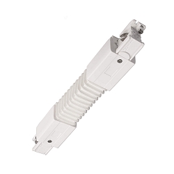 Tilbeh�r til 3-Faset skinnesystem D LINE - Flexforl�nger venstre-h�jre, 220-240V AC / 50-60Hz, hvid