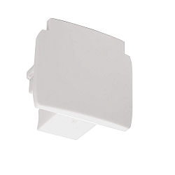 Tilbeh�r til 3-Faset skinnesystem D LINE - Endekappe, hvid