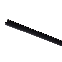 Tilbeh�r til 3-Faset skinnesystem D LINE (Indbygget version) - D�kpanelf�der, 100cm, sort