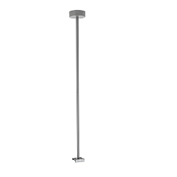 Loftsoph�ng til 3-faset lampe D LINE, stiv, 635 mm, s�lv