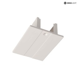 Accessory for 3-phase track system D LINE cover plate, feeder left/right