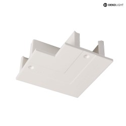 Accessory for 3-phase track system D LINE cover plate, 90-connector