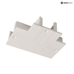 Accessory for 3-phase track system D LINE cover plate, T-connector