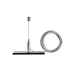 Tilbeh�r til 3-faset skinne system D LINE Holder til reboph�ng Mini med 5,0m Oph�ngningsreb, sort