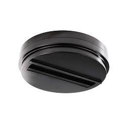 3-faset loftsroset D LINE/DALI overflademonteret version, DALI styrbar, sort
