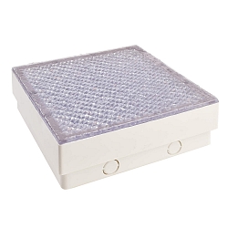 Gulvindbygningslampe TABIT 200x200 tilg�ngelig, omskiftelig IP67, gr�, gennemsigtig 