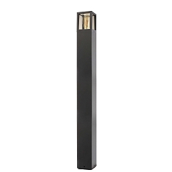 bollard lamp FACADO II 1000MM TONED square E27 IP65, dark grey, mat dimmable