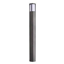 bollard lamp FACADO II 1000MM OPAL round E27 IP65, dark grey, mat dimmable