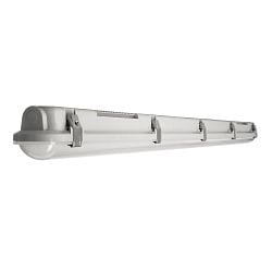 Fugtt�t armatur TRI PROOF BASIC 121CM / 20W 840 ON-OFF slagfast, omskiftelig IP65, lysegr� 
