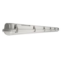 Fugtt�t armatur TRI PROOF BASIC 151CM / 30W 840 ON-OFF slagfast, omskiftelig IP65, lysegr� 