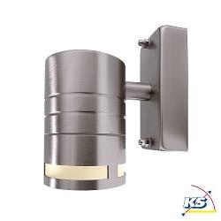 Wall luminaire ZILLY II DOWN, 35W, GU10, 220-240V, IP44, stainless steel, silver