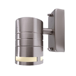 V�glampe ZILLY II DOWN, 35W, GU10, 220-240V, IP44, rustfrit st�l, s�lv