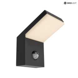 outdoor wall luminaire TUCANAE MOTION voltage constant, with motion detector IP54, dark grey 