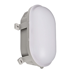 Fugtt�t armatur SOTANO IP54 oval, CCT Switch, slagfast, omskiftelig, multipower IP54, gr� 