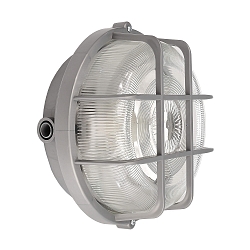 V�g- og Loftlampe SOTANO RETRO rund E27 IP44, gr� d�mpbar
