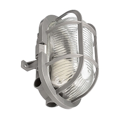 V�g- og Loftlampe SOTANO RETRO oval E27 IP44, gr� d�mpbar