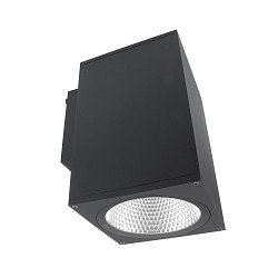 Fasadespot SHORELINE PRO SQUARE 140 DOWN 1-flamme, firkantet, CCT Switch IP65, m�rkegr� d�mpbar