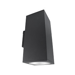 Fasadespot SHORELINE PRO SQUARE 140 UP&DOWN 2-flammer, firkantet, CCT Switch IP65, m�rkegr� d�mpbar
