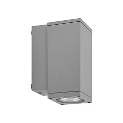 Fasadespot SHORELINE PRO LED SQUARE 70 DOWN 1-flamme, firkantet, CCT Switch IP65, lysegr� d�mpbar