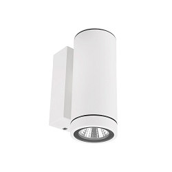 Fasadespot SHORELINE PRO ROUND 68 DOWN 1-flamme, rund, CCT Switch IP65, hvid d�mpbar