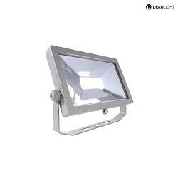 KapegoLED wall / ceiling luminaire FLOOD SMD II floor lamp, 220-240V, 50W, silver-transparent