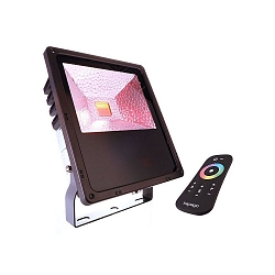 Deko-Light Udend�rsspot LED Spot FLOOD RF II - 60 RGB, 60W RGB 2100lm 120�, inkl. fjernbetjening, antracit