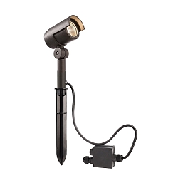 Deko-Light Udend�rs LED Spydlampe KEID II, IP65, 10W 3000K 800lm 45�, trykst�bt aluminium, m�rkegr�