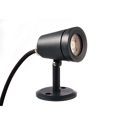 Udend�rs LED Spot COLT 4W COB, IP65 / IP44, 3000K 240lm 439cd 36�, st�bt aluminium, sort gr� / opal