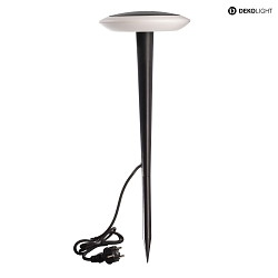 Floor lamp BERMUDA, 220-240V AC/50Hz, 12W, black grey