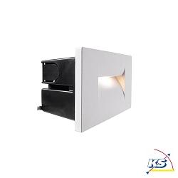Recessed LED wall luminaire YVETTE I outdoor luminaire, voltage constant, asymmetrical, 220-240V AC, 3.6W, 3000K, white