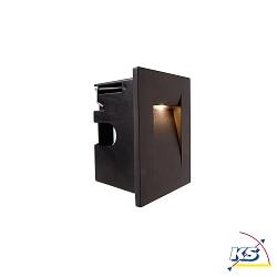 Recessed LED wall luminaire YVETTE II outdoor luminaire, voltage constant, asymmetrical, 220-240V AC, 3.6W, 3000K, anthracite