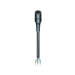 Wieland IP68 Gesis 2m tilslutningskabel, socket + �ben ende