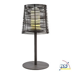Outdoor luminaire VELORUM Decorative Table lamp, 51cm, E27, black
