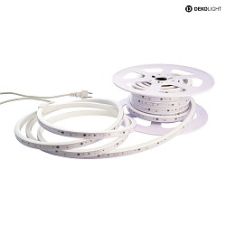 LED Strip fleksibel gennemsigtig, hvid