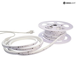 LED Strip fleksibel gennemsigtig, hvid