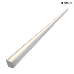 LED Bar / Tube LITUS, 3528, SMD, varm hvid, 24V DC, 19,50 W, slv