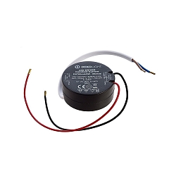 Deko-Light Str�mforsyning ROUND, RS700mA / 8W, Input: 100-240V AC, Output 6-12V DC, Output: 700mA, 8W, sort