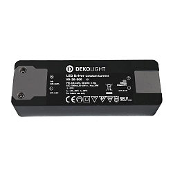 LED driver BASIC CC 500MA konstant str�m, justerbar, omskiftelig, antracit, sort