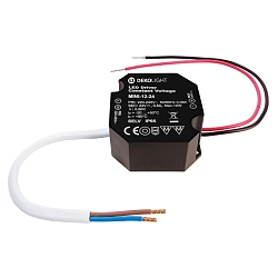 LED driver OCTO CV MINI 24V konstant sp�nding, omskiftelig, sort