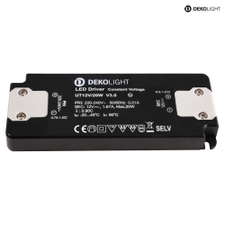 LED driver FLAT CV UT12V voltage constant, switchable, grey, black