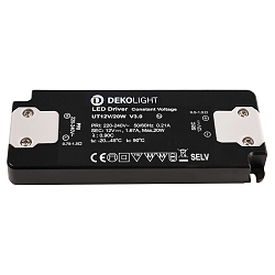 LED driver FLAT CV UT12V konstant sp�nding, omskiftelig, gr�, sort