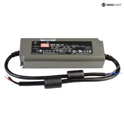 Meanwell power supply unit, CV, NPF-90-12, voltage constant, 90-305V AC/50-60Hz, 12V DC, 0-7500 mA, 90W