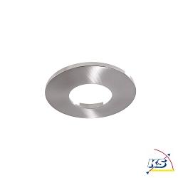 Accessories for COB 68 FIRE RATED cover, round, 4 mm, silver satin
