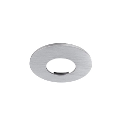 Tilbeh�r til COB 68 FIRE RATED D�ksel, rund, 4 mm, b�rstet s�lv