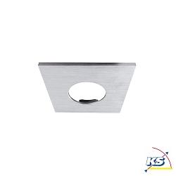 Accessories for COB 68 FIRE RATED cover, square, 83x83 mm, brushed silver
