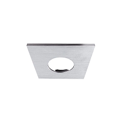 Tilbeh�r til COB 68 FIRE RATED D�ksel, firkantet, 83x83 mm, b�rstet s�lv