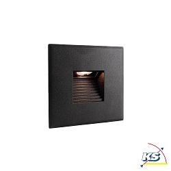 KapegoLED Cover square for LIGHT BASE COB Indoor, black transparent