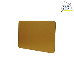 Side cover for series NIHAL MINI, metal, 8.85cm, IP20, matt gold