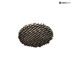 Honeycombs for series KLARA / NIHAL MINI / RIGEL MINI / UNI II, aluminum, IP20, matt black